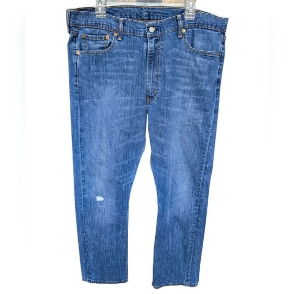 Men's Levis 513 Slim Straight Men's Jeans 38x30 - Picture 1 of 6